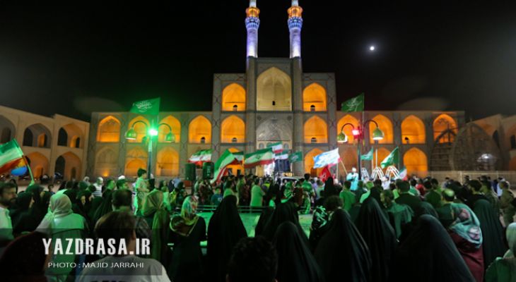حمایت یزدی‌ها ار پاسخ موشکی ایران