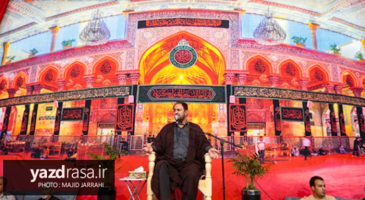 روضه‌خوانی دهه سوم محرم در خیمه‌گاه ثارالله یزد